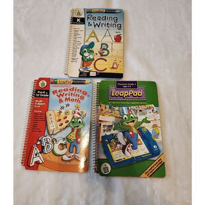LeapFrog‎ Lot of 3 Books NO CARTRIDGES Reading